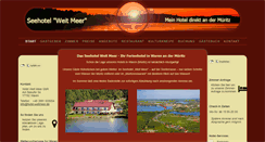 Desktop Screenshot of hotel-weitmeer.de